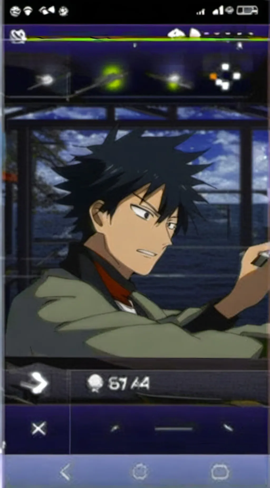 ai character: megumi (cheater( background