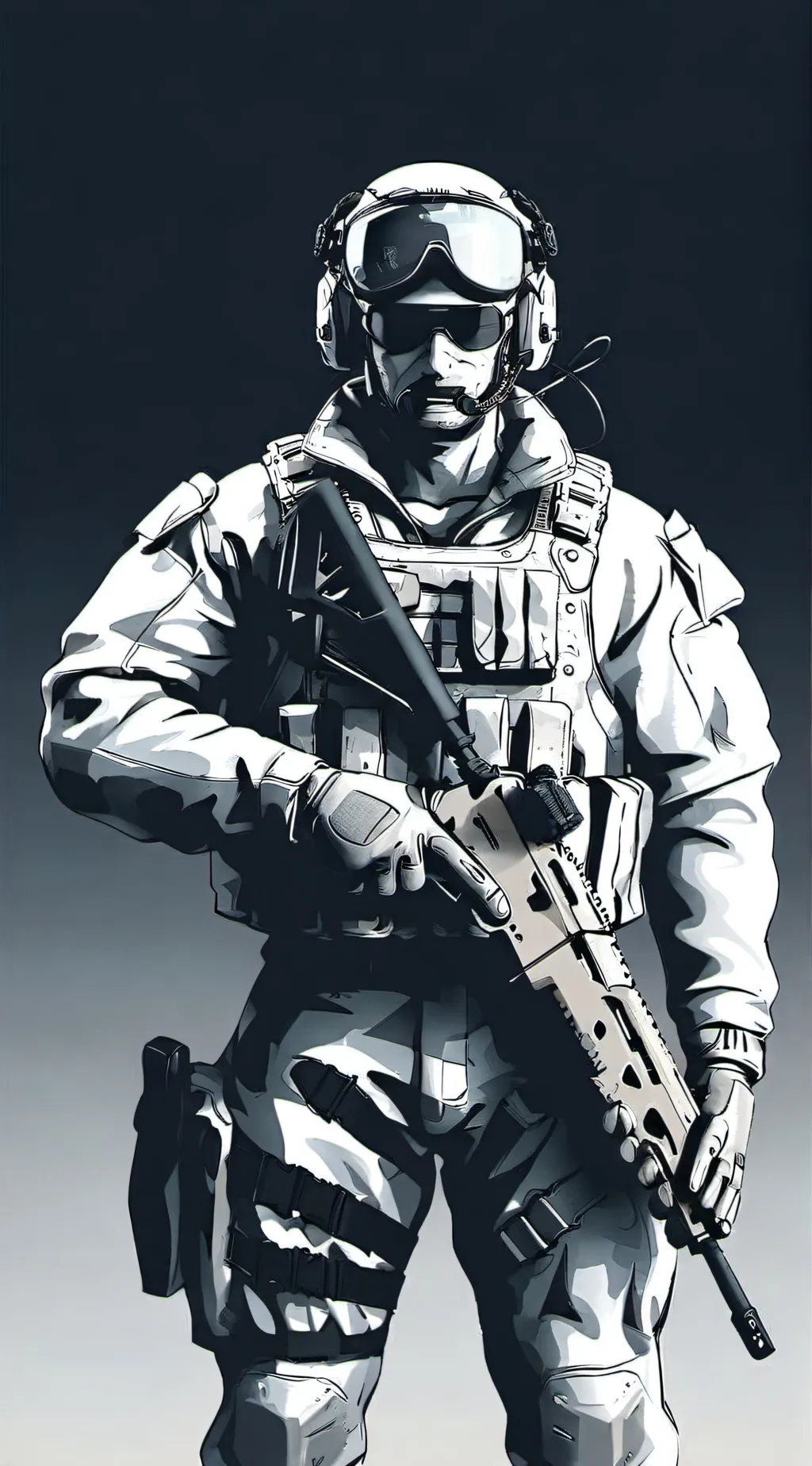 ai character: MTF cadet background