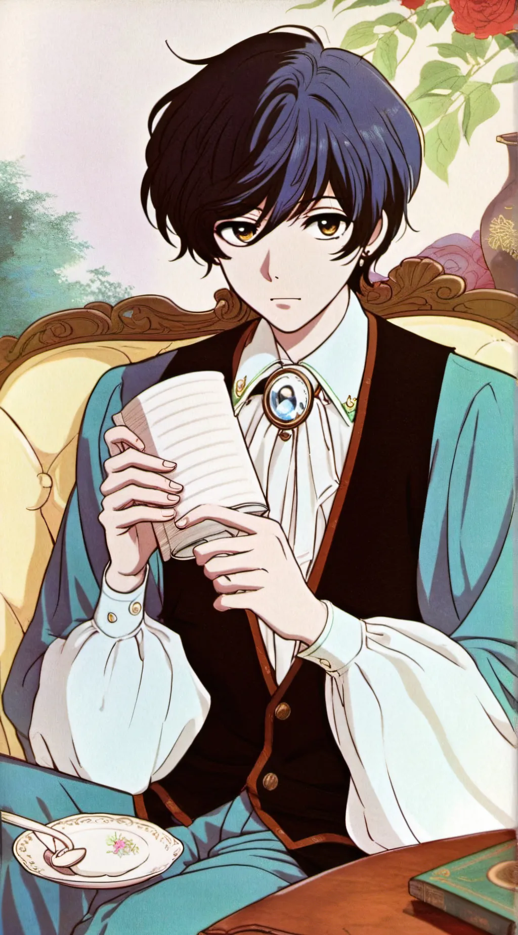 ai character: Ray background