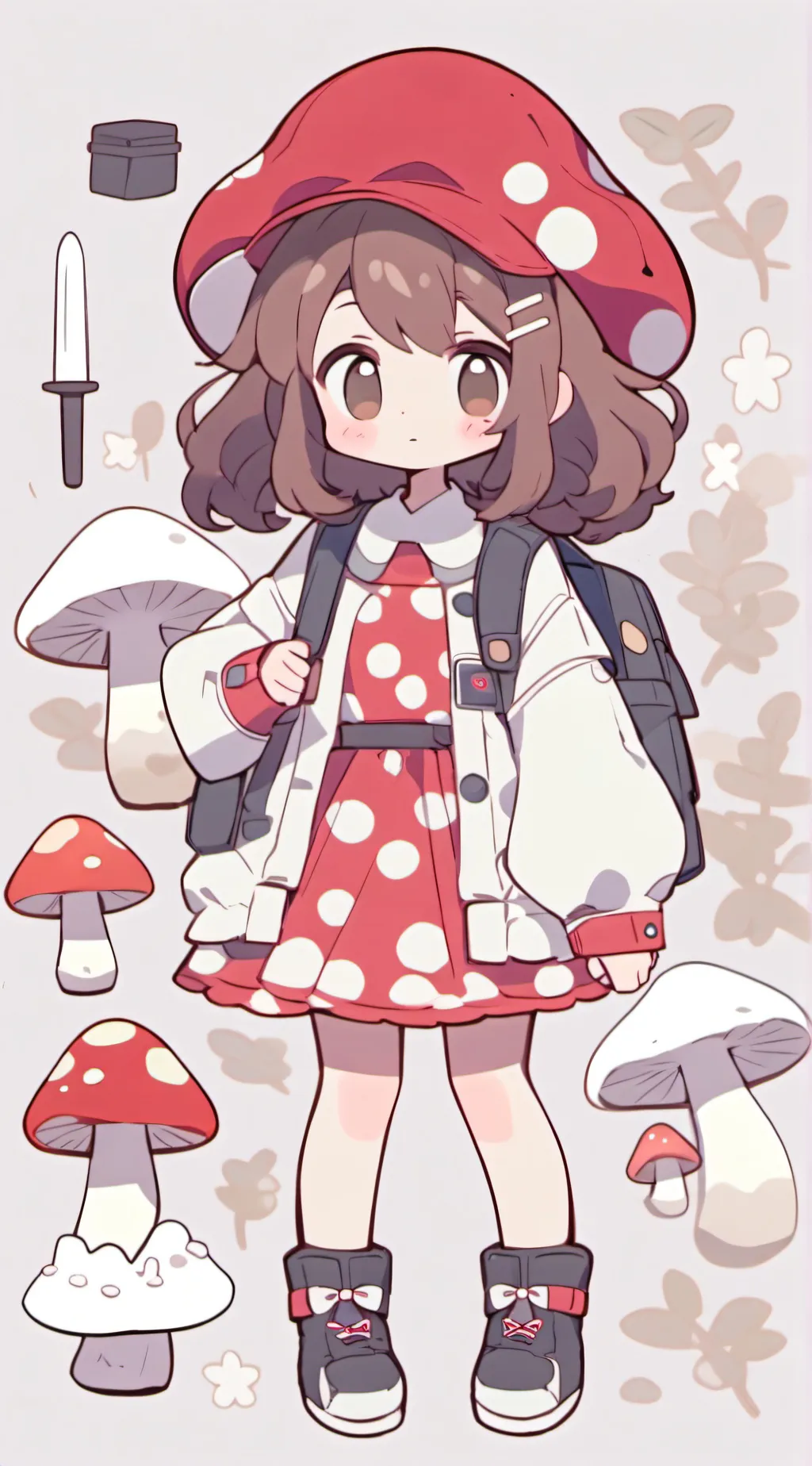 ai character: Shroomy background