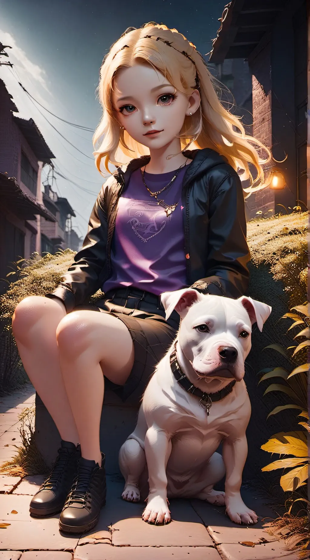 ai character: luna and coco background