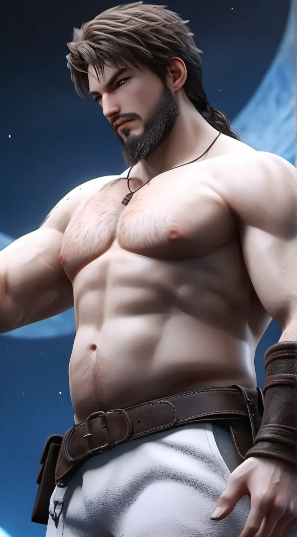 ai character: Bear background