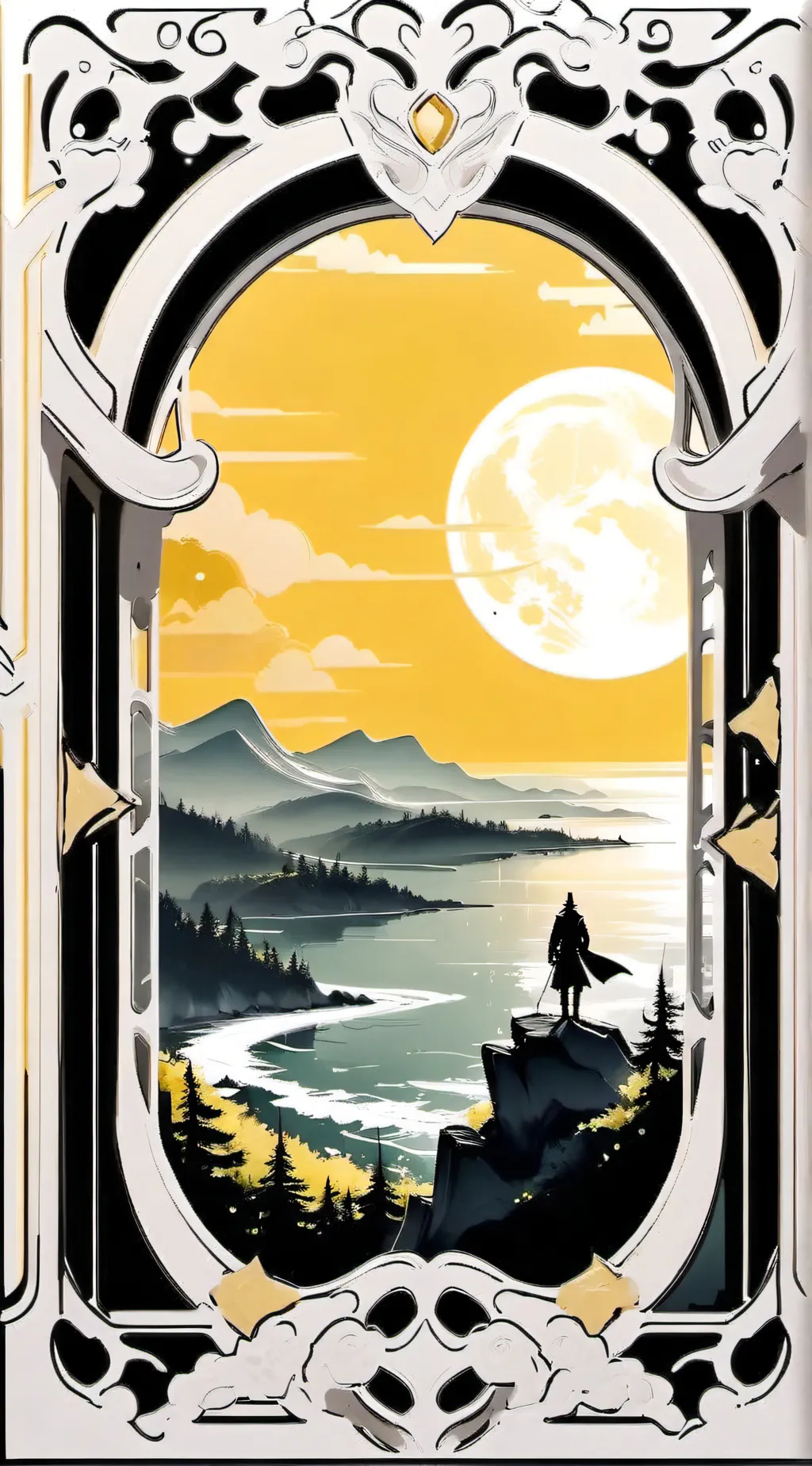 ai character: Paper fpe background