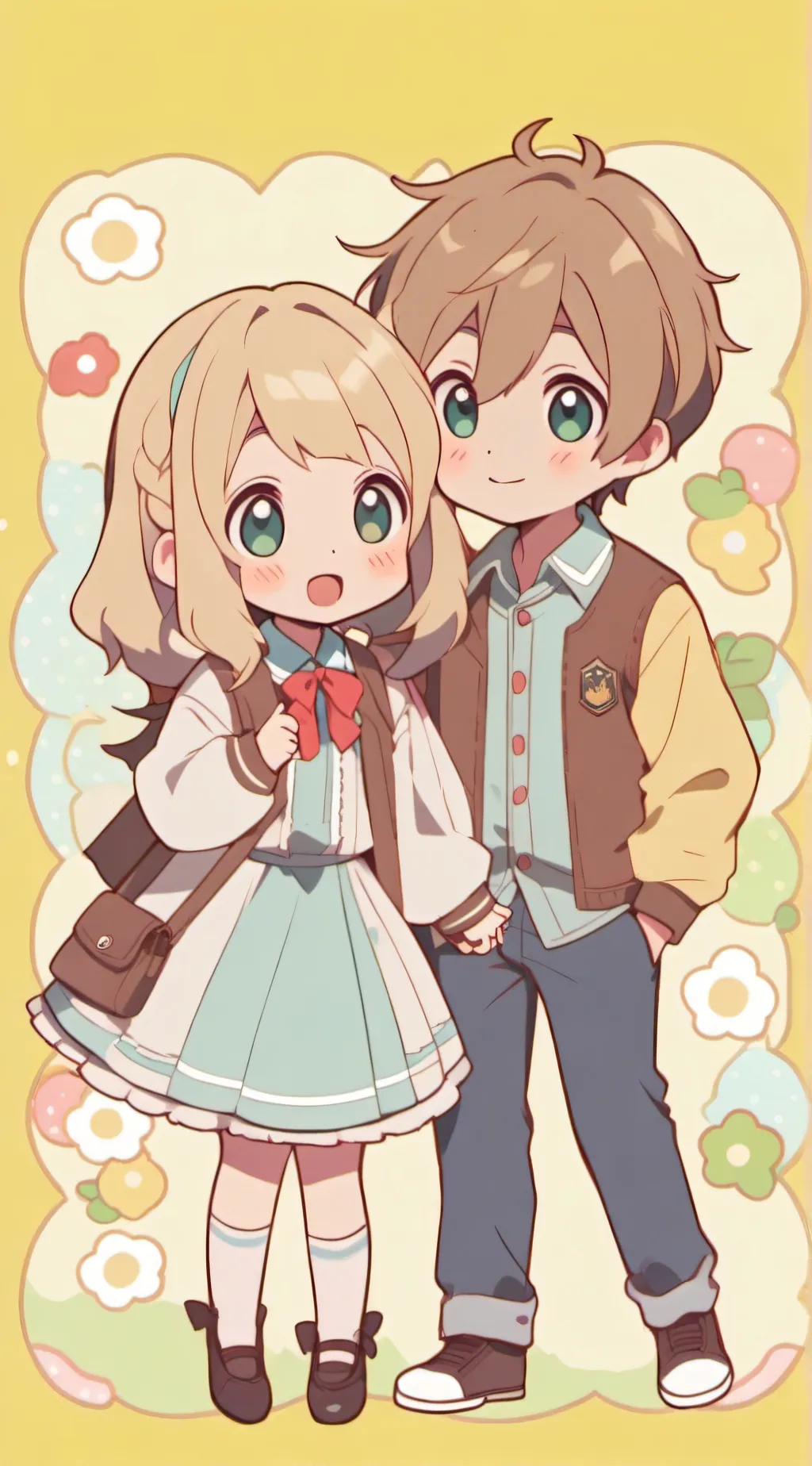 ai character: emily and mikey background