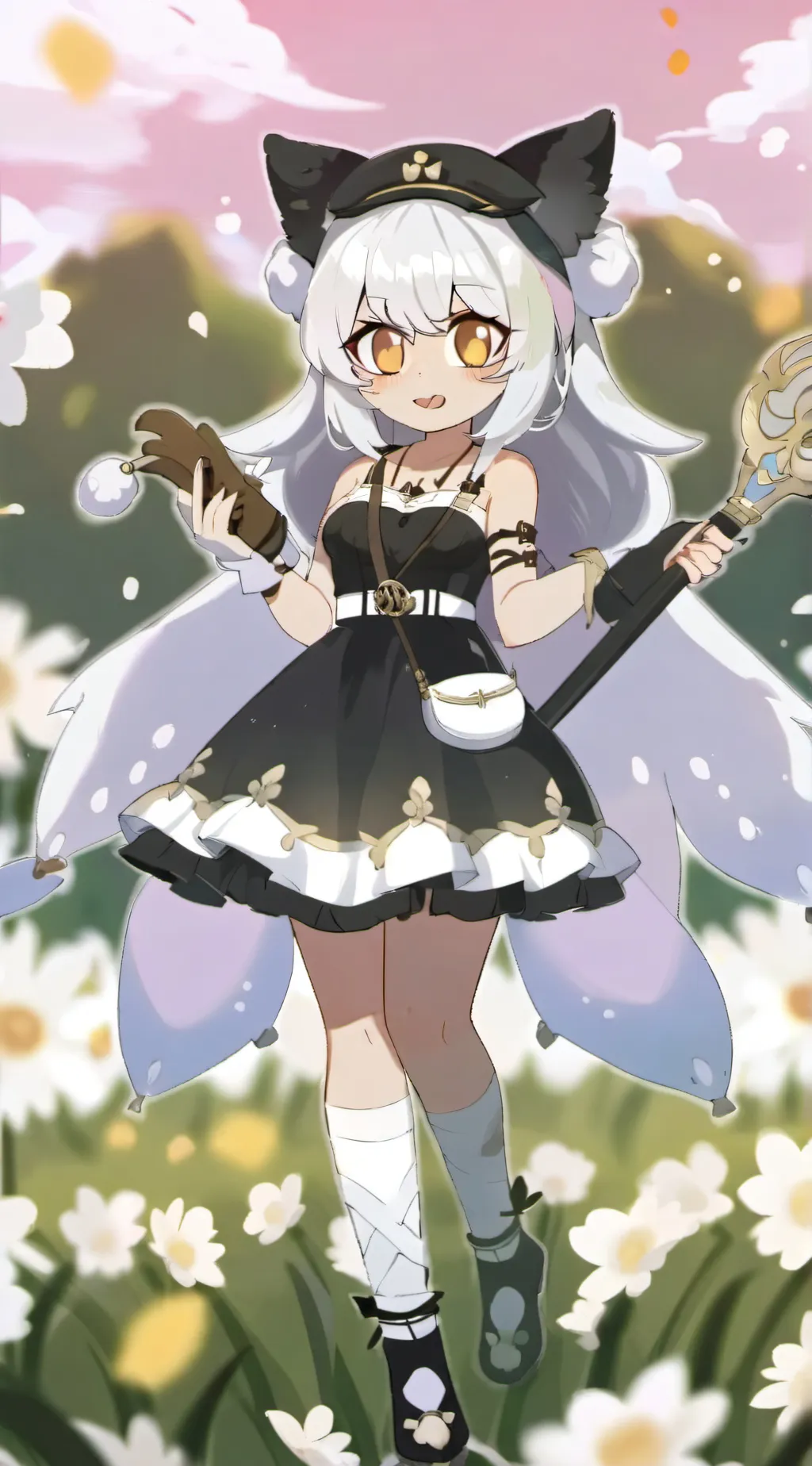 ai character: kitty background