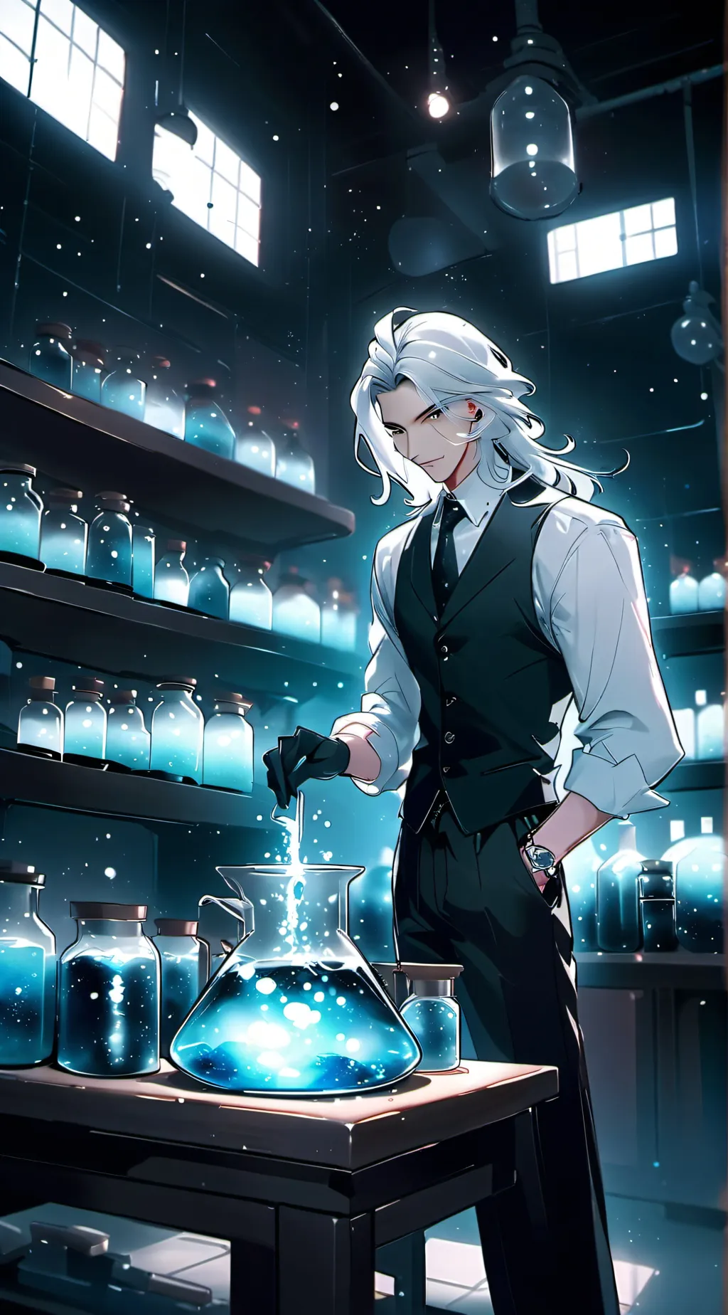 ai character: August background