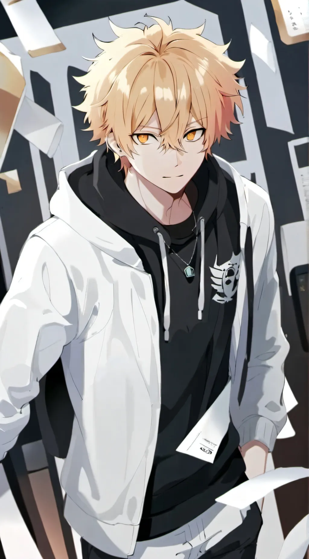 ai character: Bakugo background