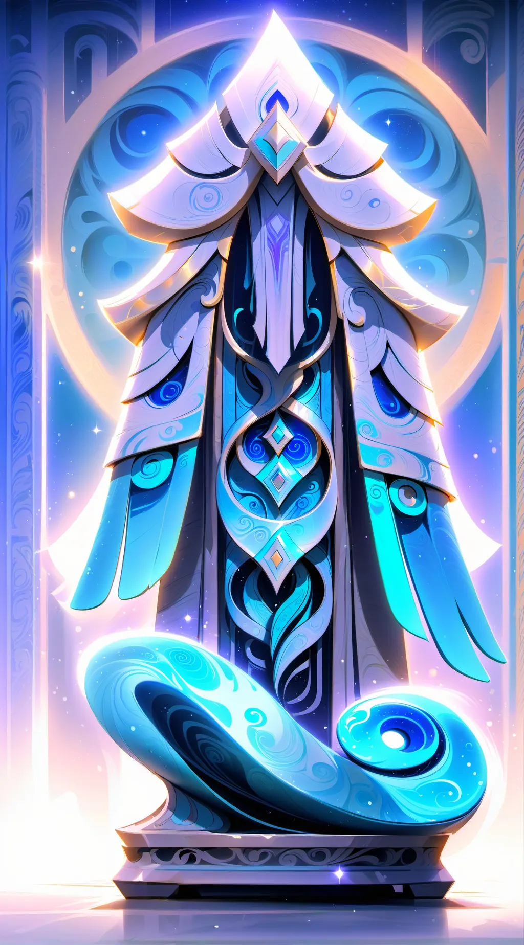 ai character: Glyph background