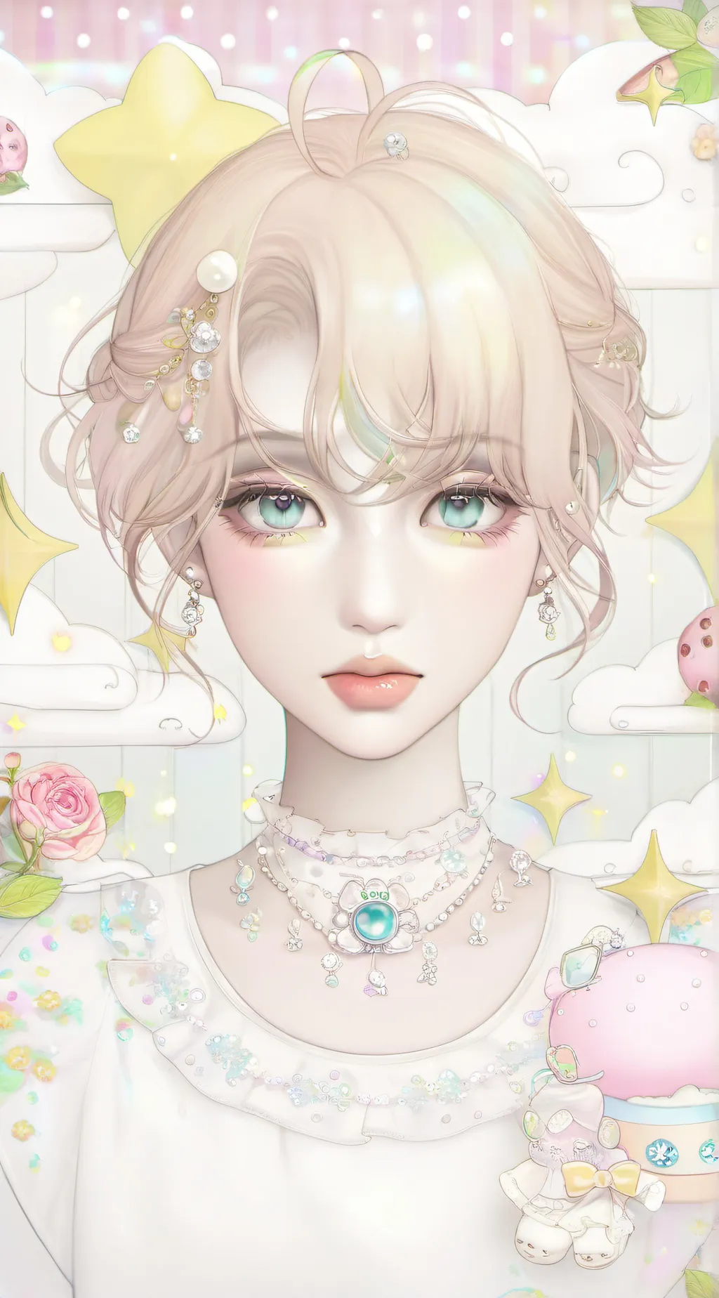 ai character: Macey background