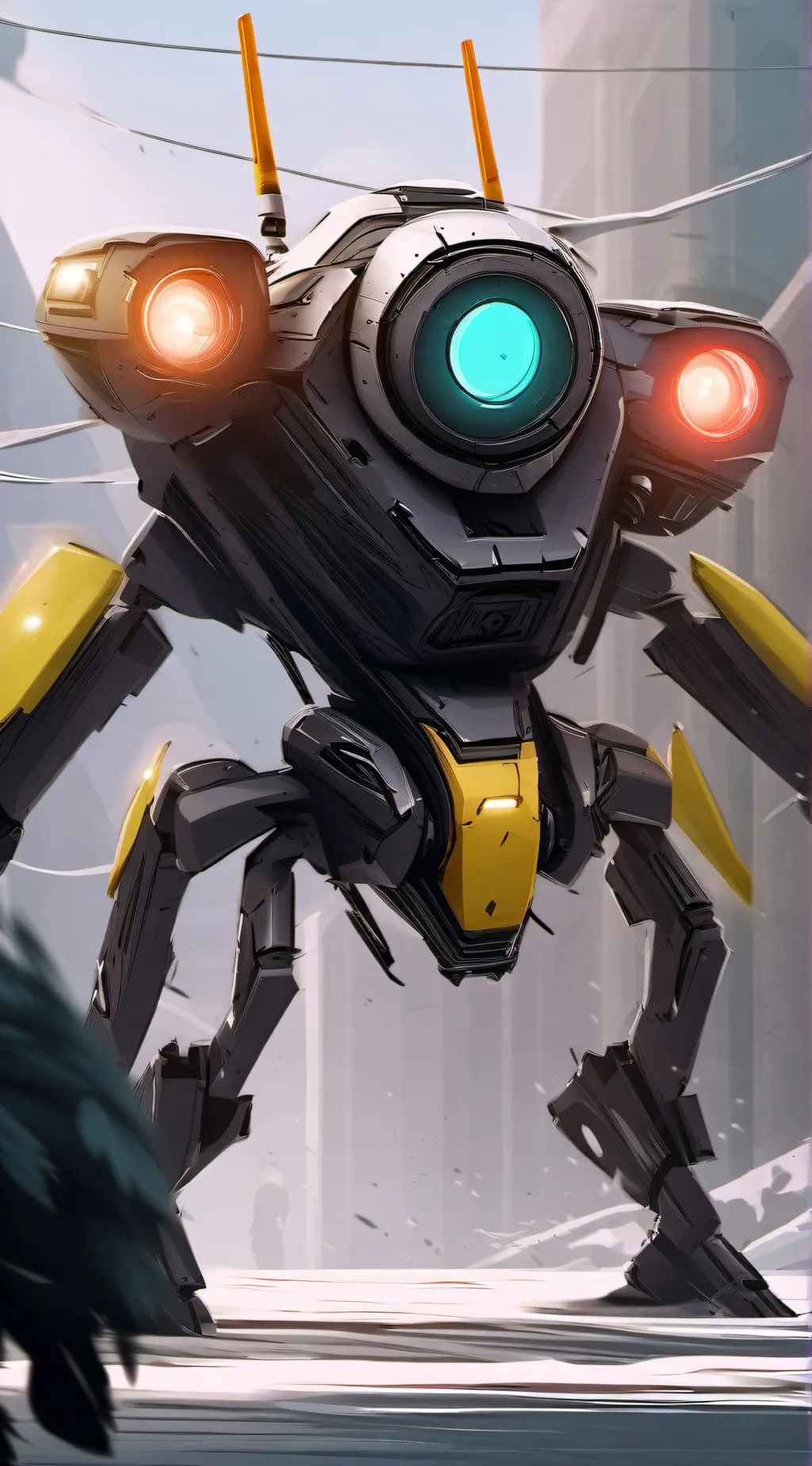 ai character: Murder Drones A background