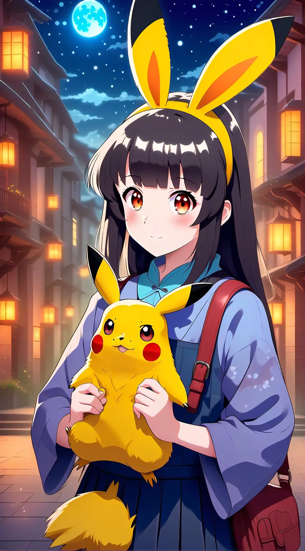 ai character: Pika background