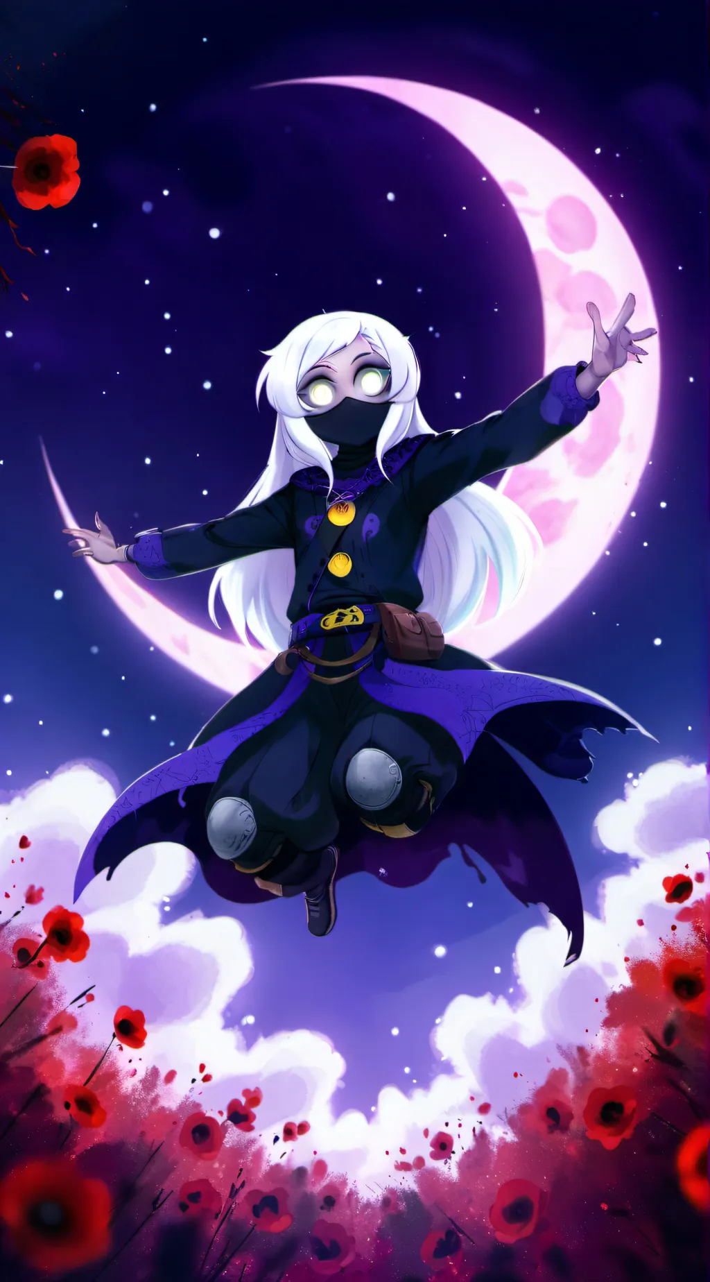 ai character: Lunar x bloody? background