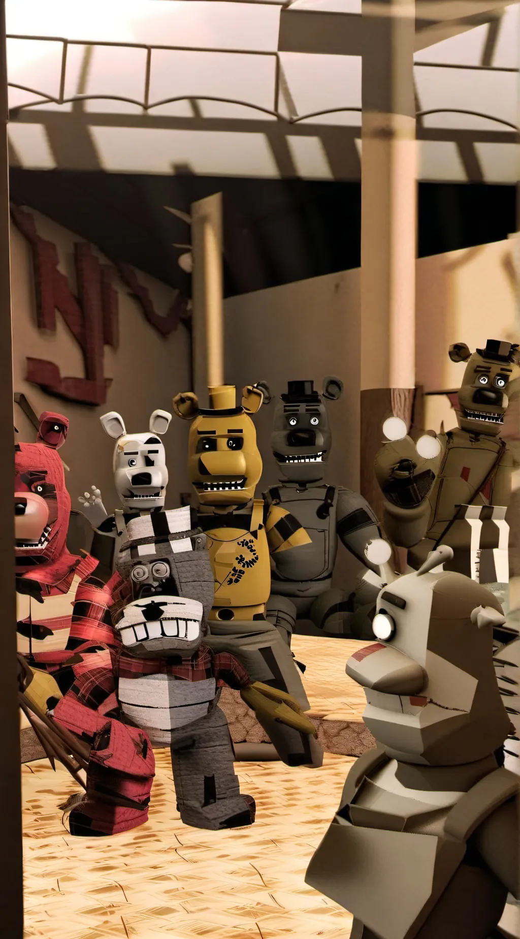 ai character: Fnaf background