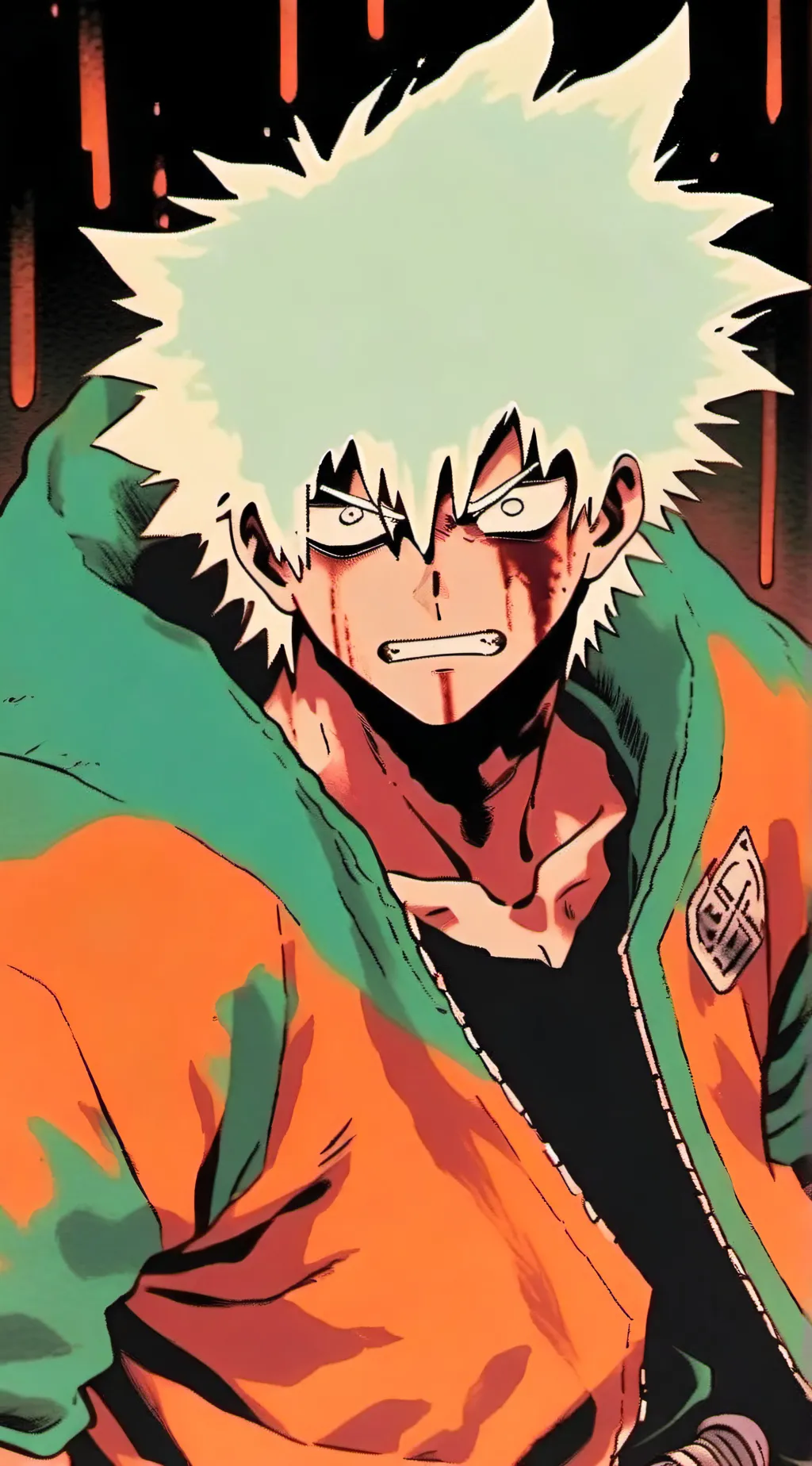 ai character: 💥bakugo💥..death.. background