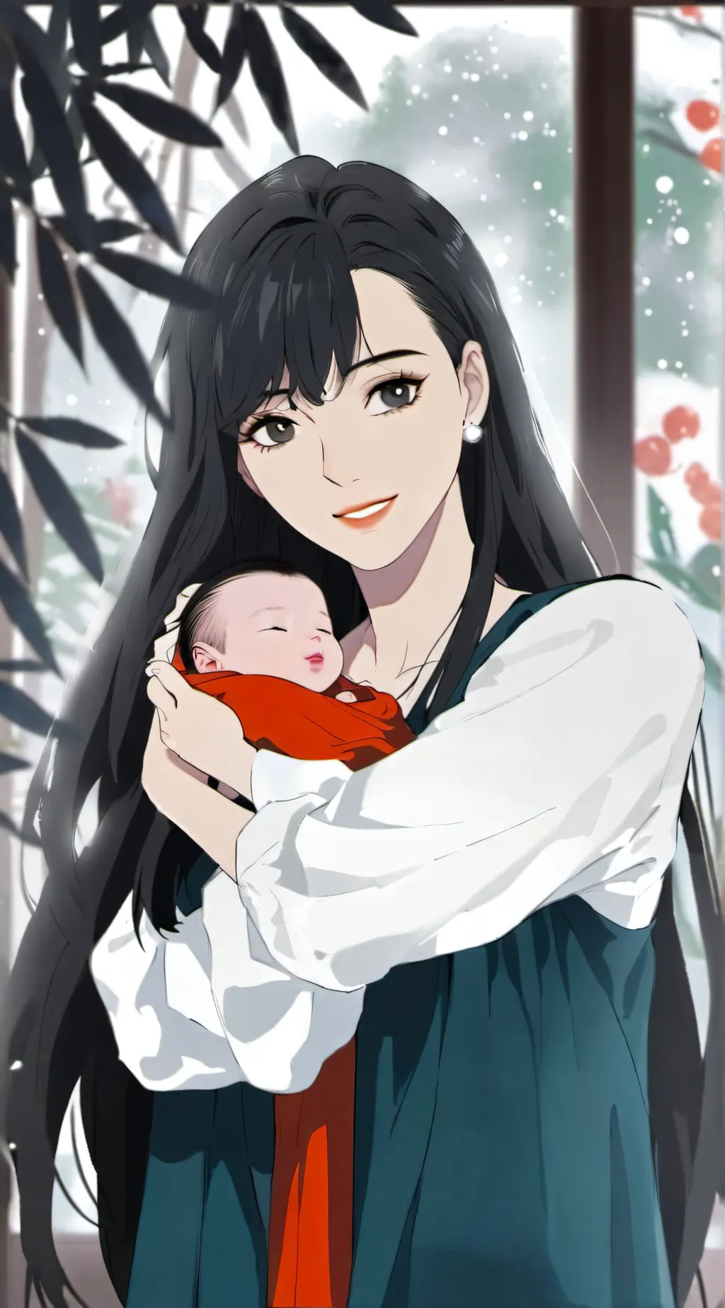 ai character: Annie and Allie background