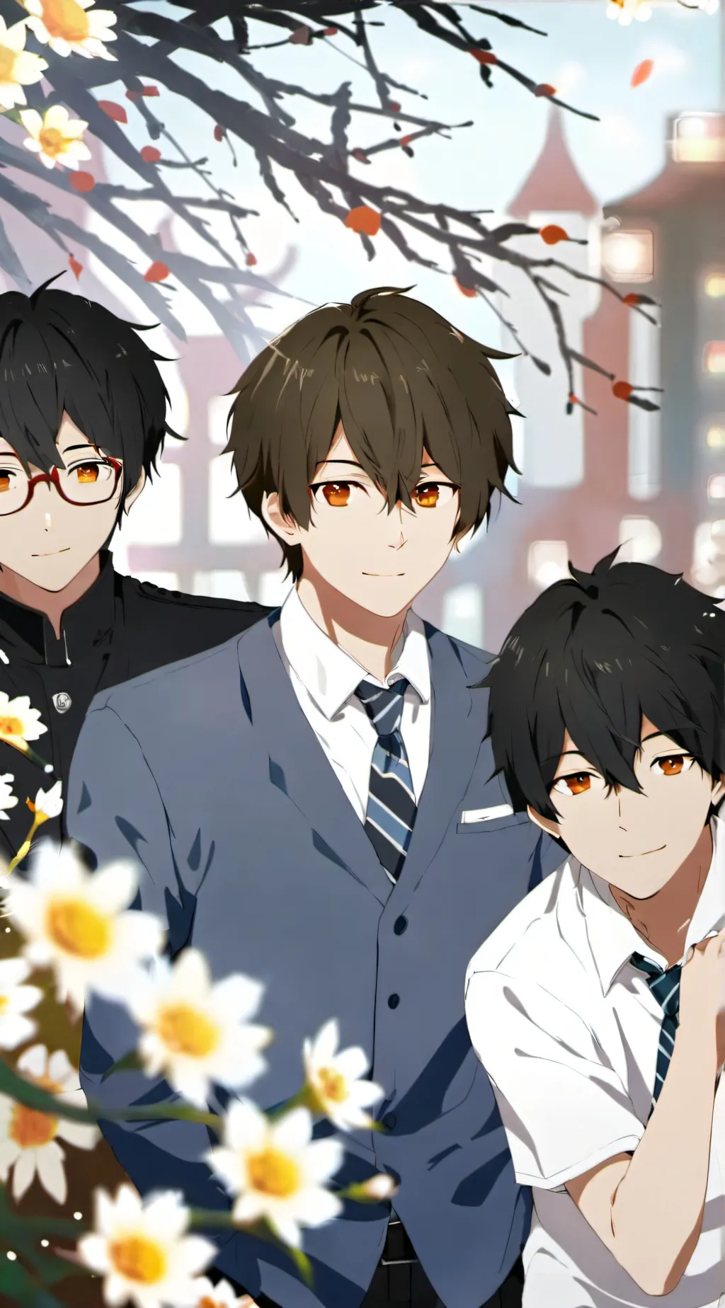 ai character: Levi, Leo & liam background