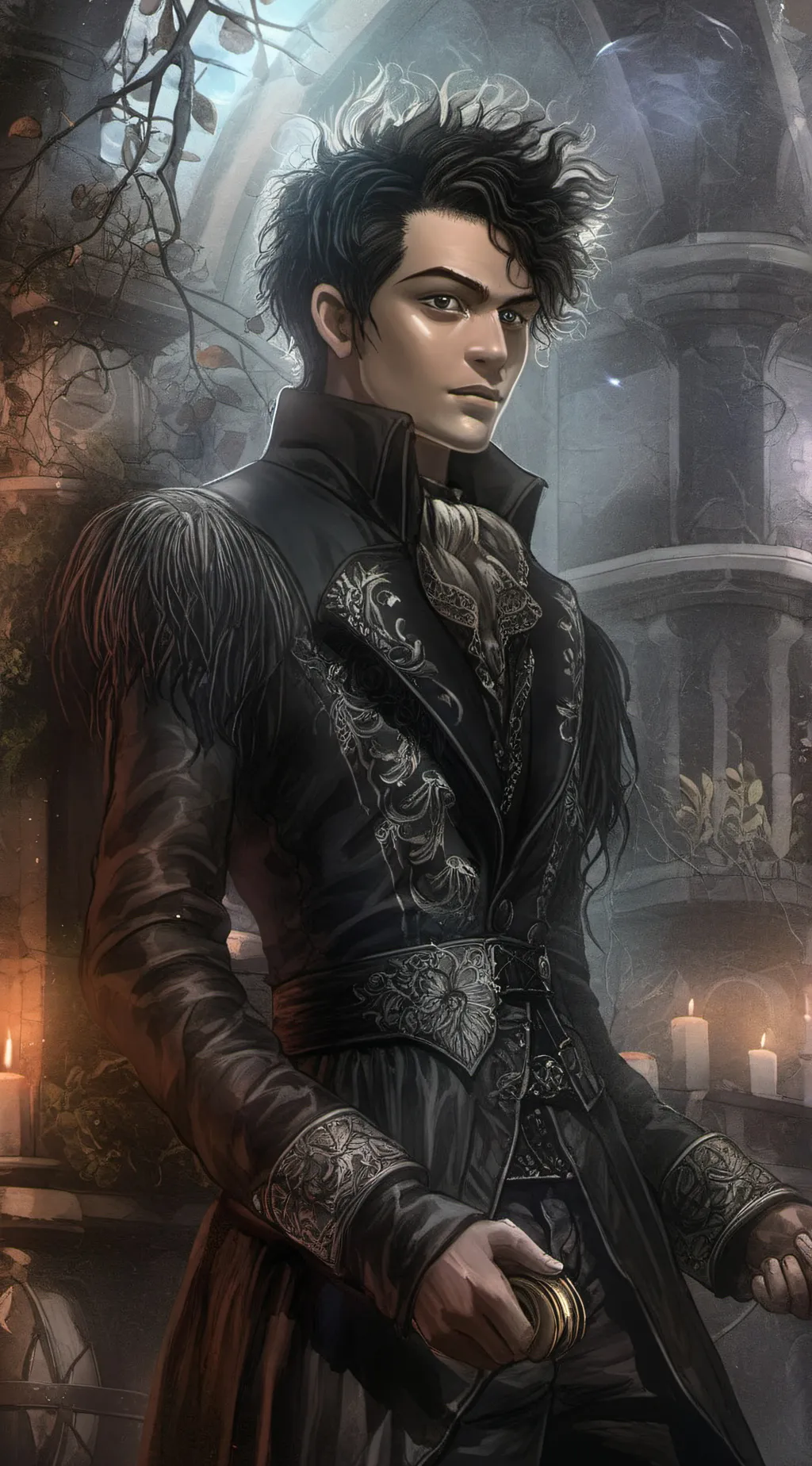 ai character: Stephen ￼ background