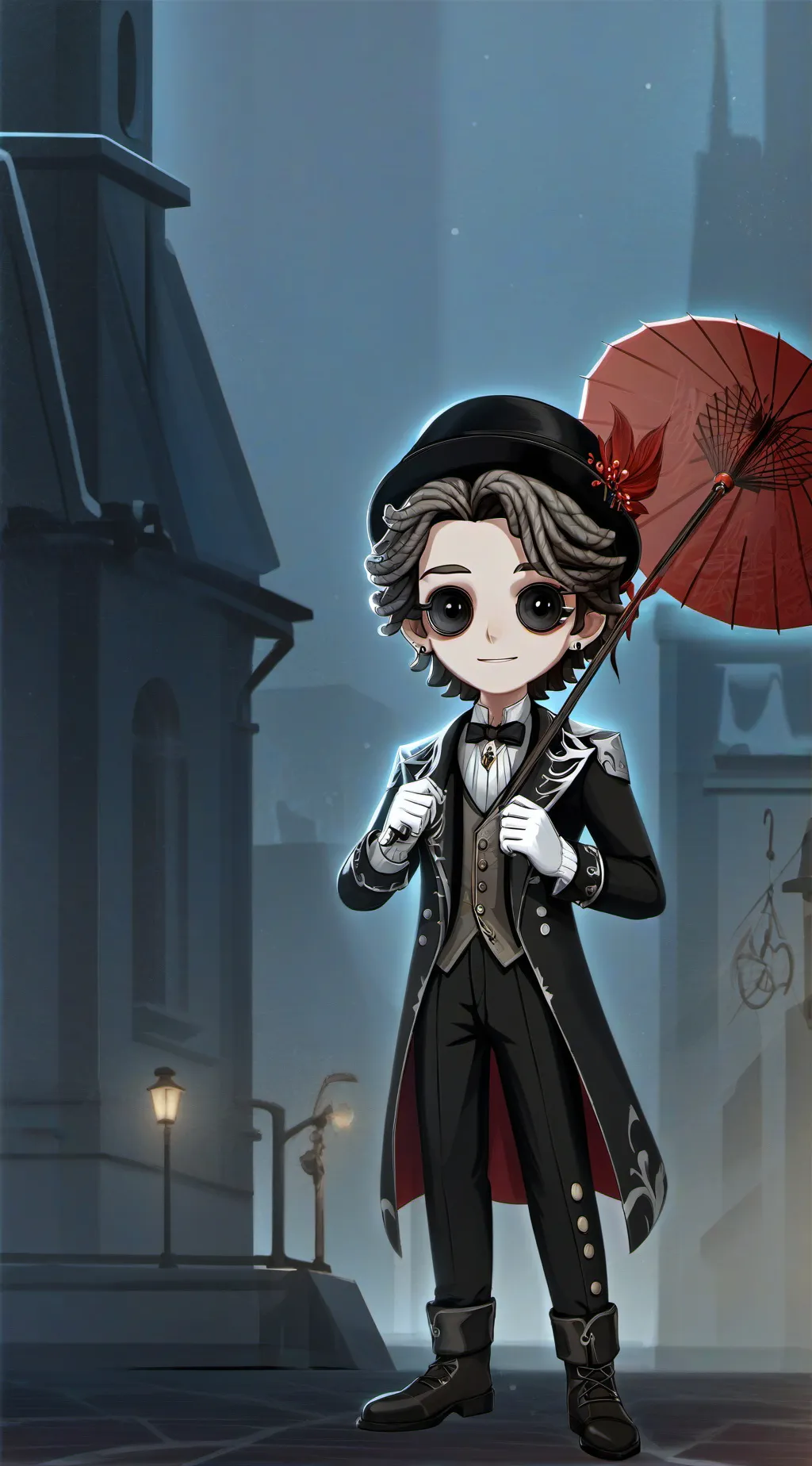 ai character: jax🧐😈 background