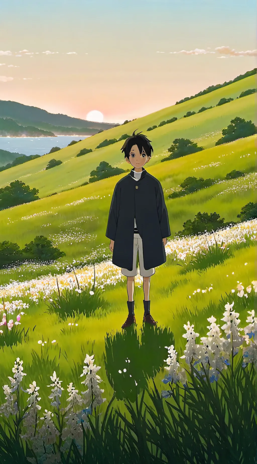 ai character: goodbye background