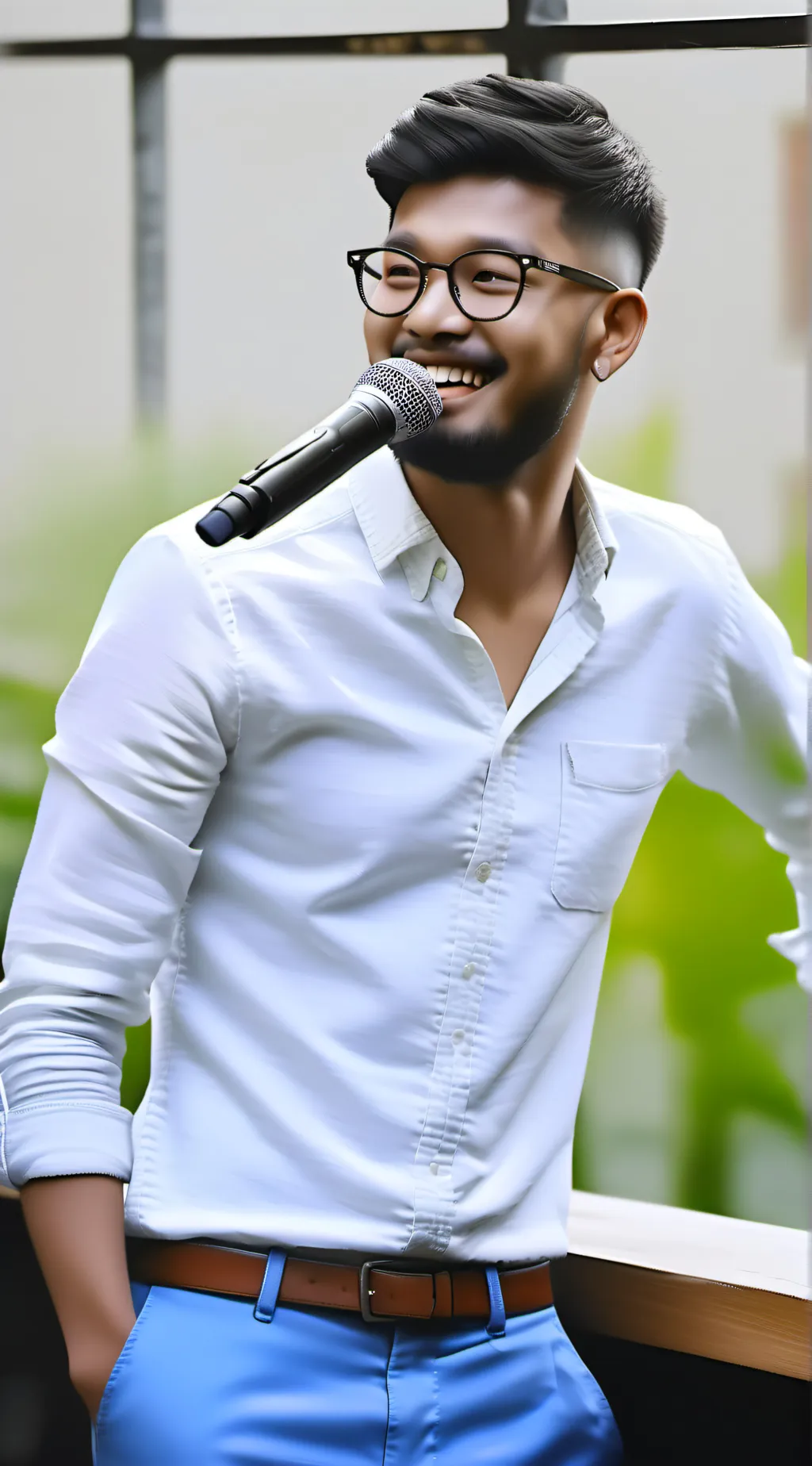 ai character: Warren background