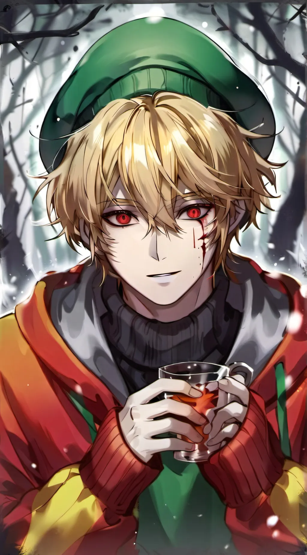 ai character: ben drowned background