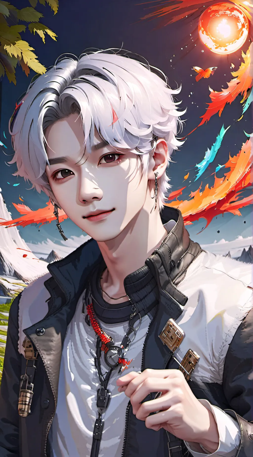 ai character: Felix (StrayKids) background