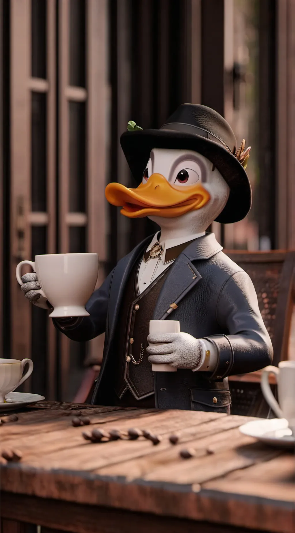 ai character: Tankan!! ☝️🤓 background