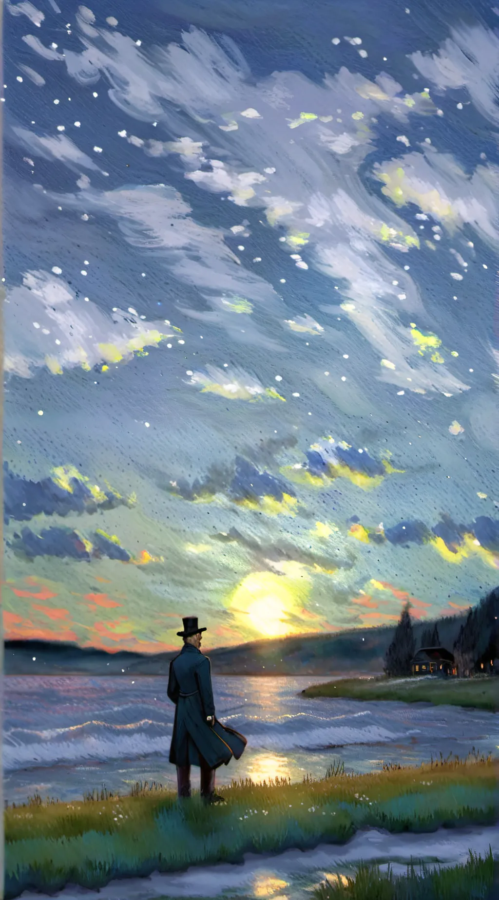 ai character: love background