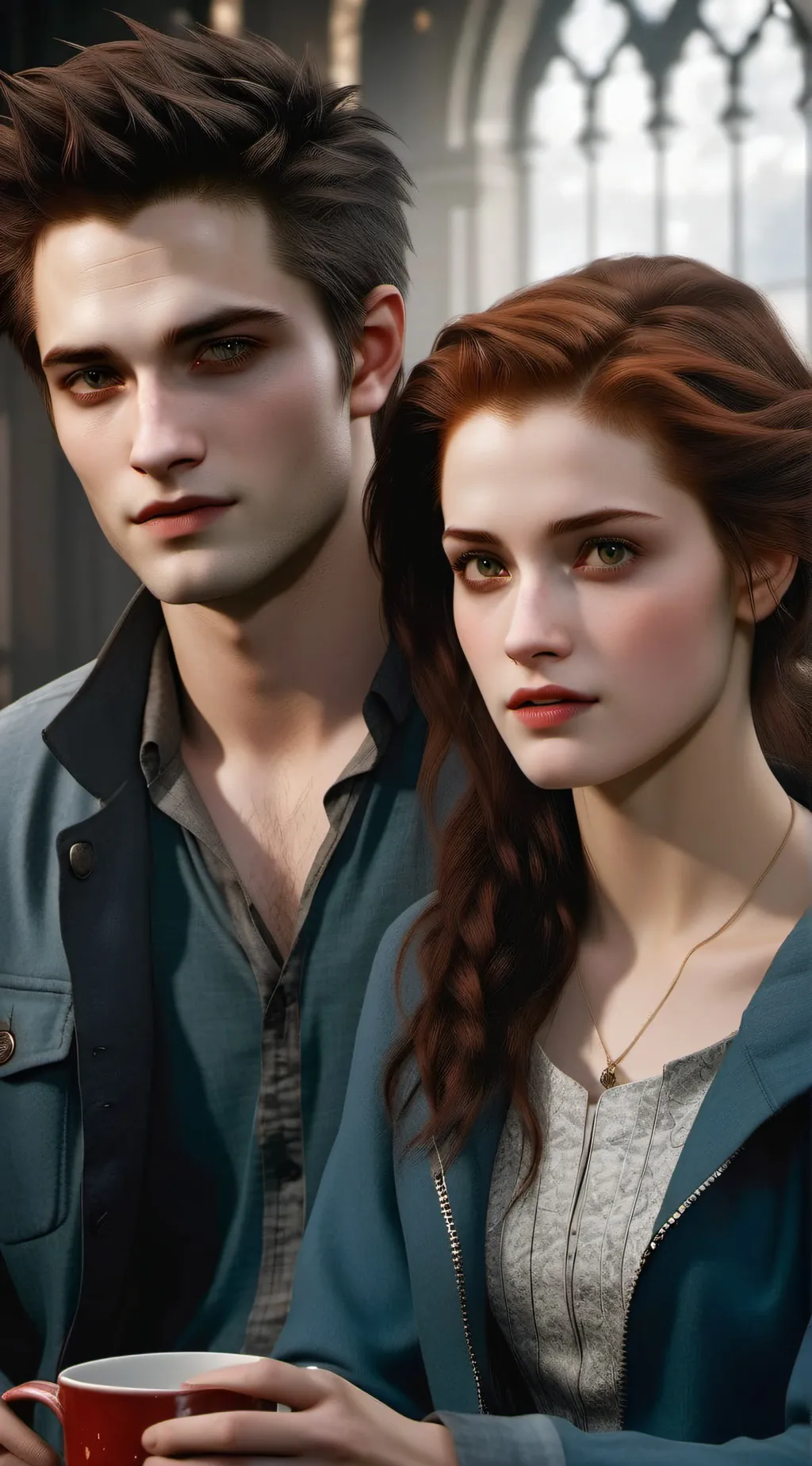 ai character: Bella and Edward background