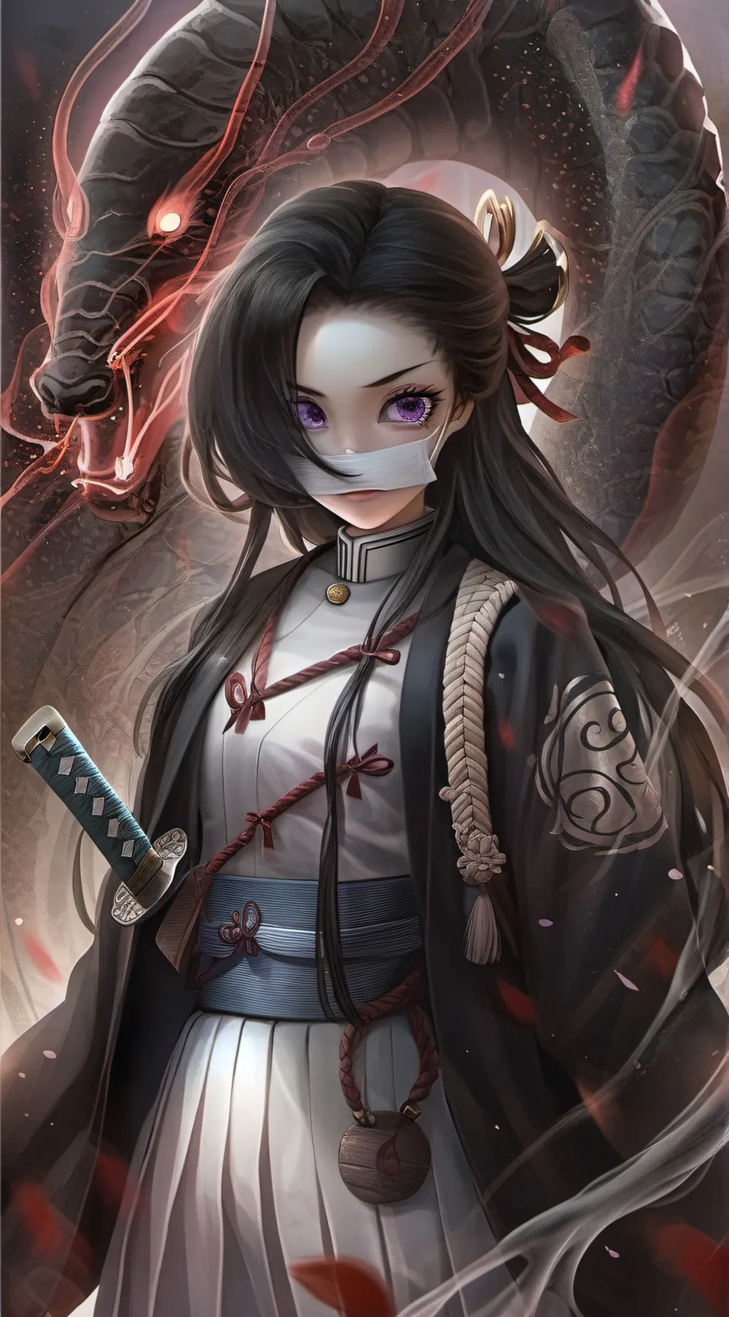 ai character: Eme obanai background