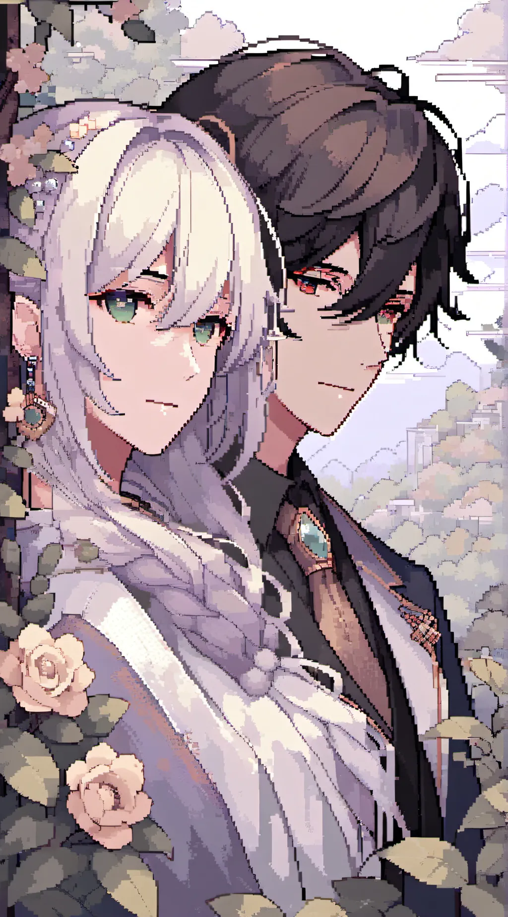 ai character: Albert Einstein  background