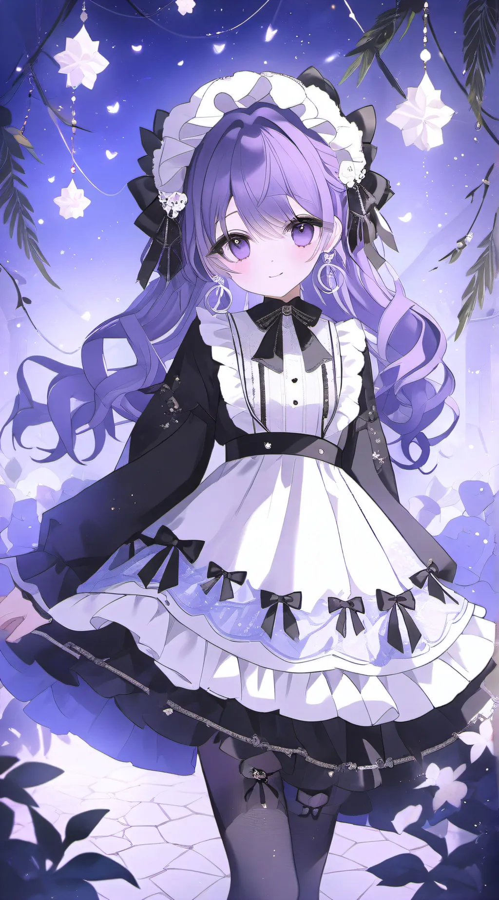 ai character: creepy  doll background