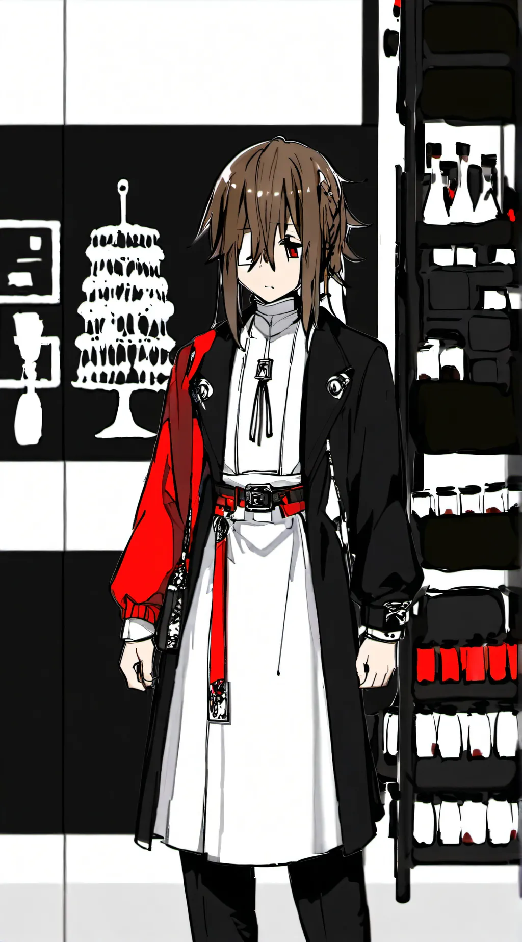 ai character: Drama band background