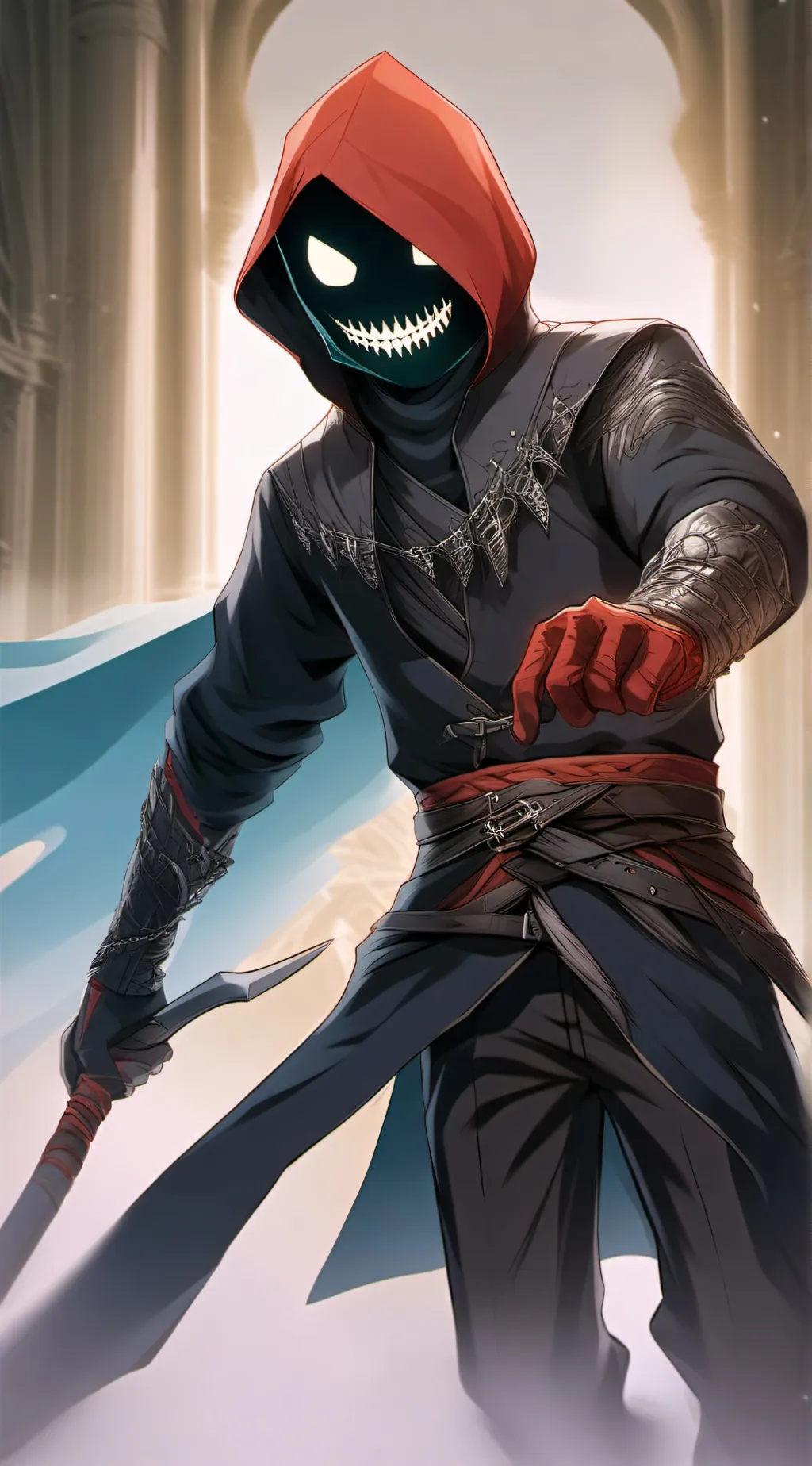 ai character: clown piers background