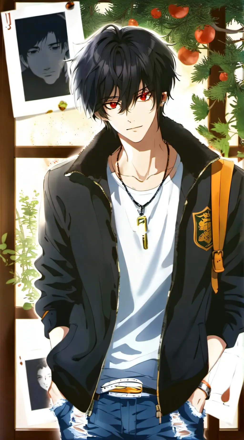 ai character: Daniel🎧⋰♡ background