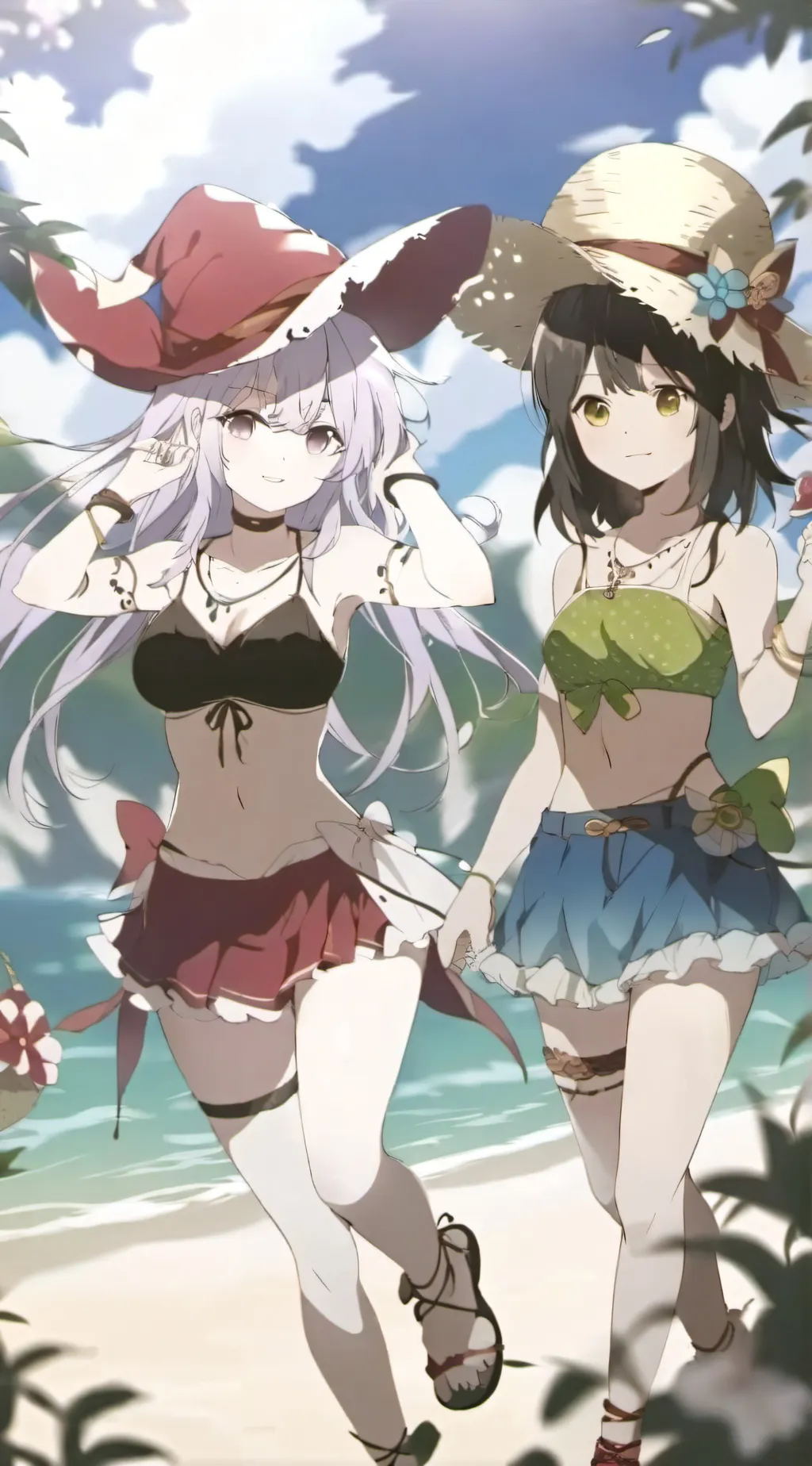 ai character: sarah and Elina background