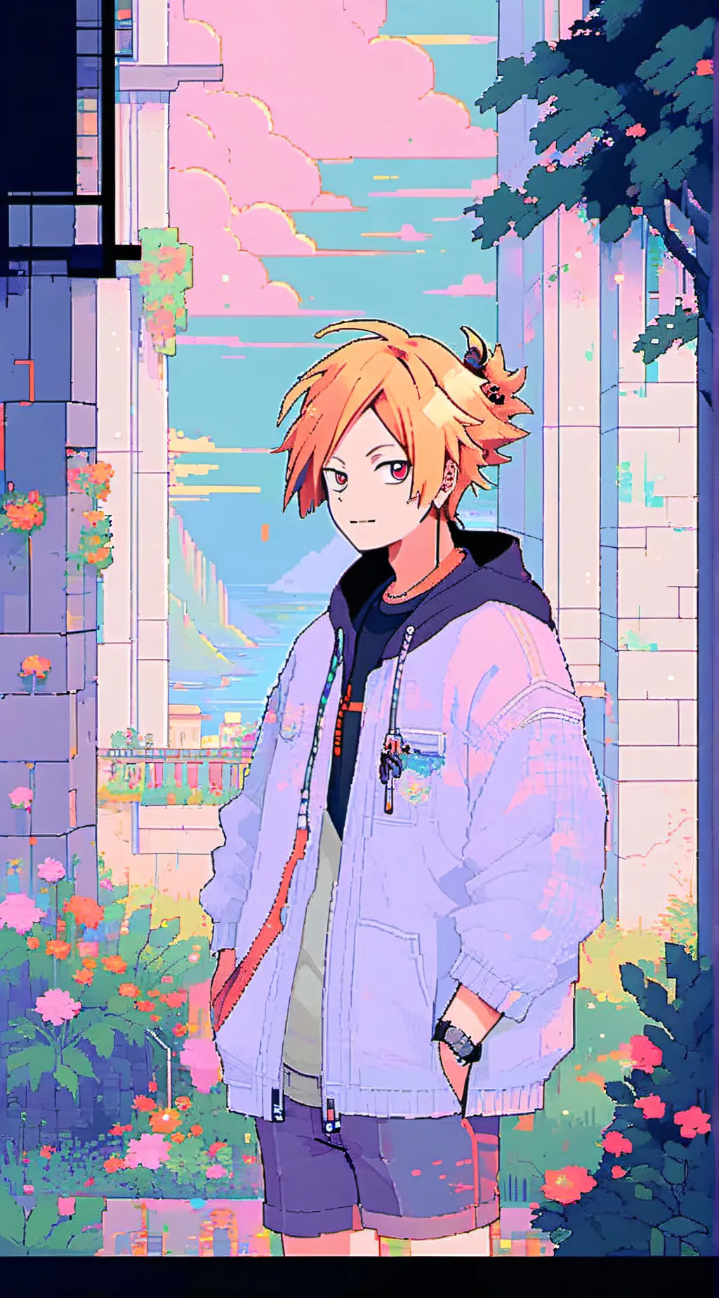ai character: ⚡️denki⚡️ background