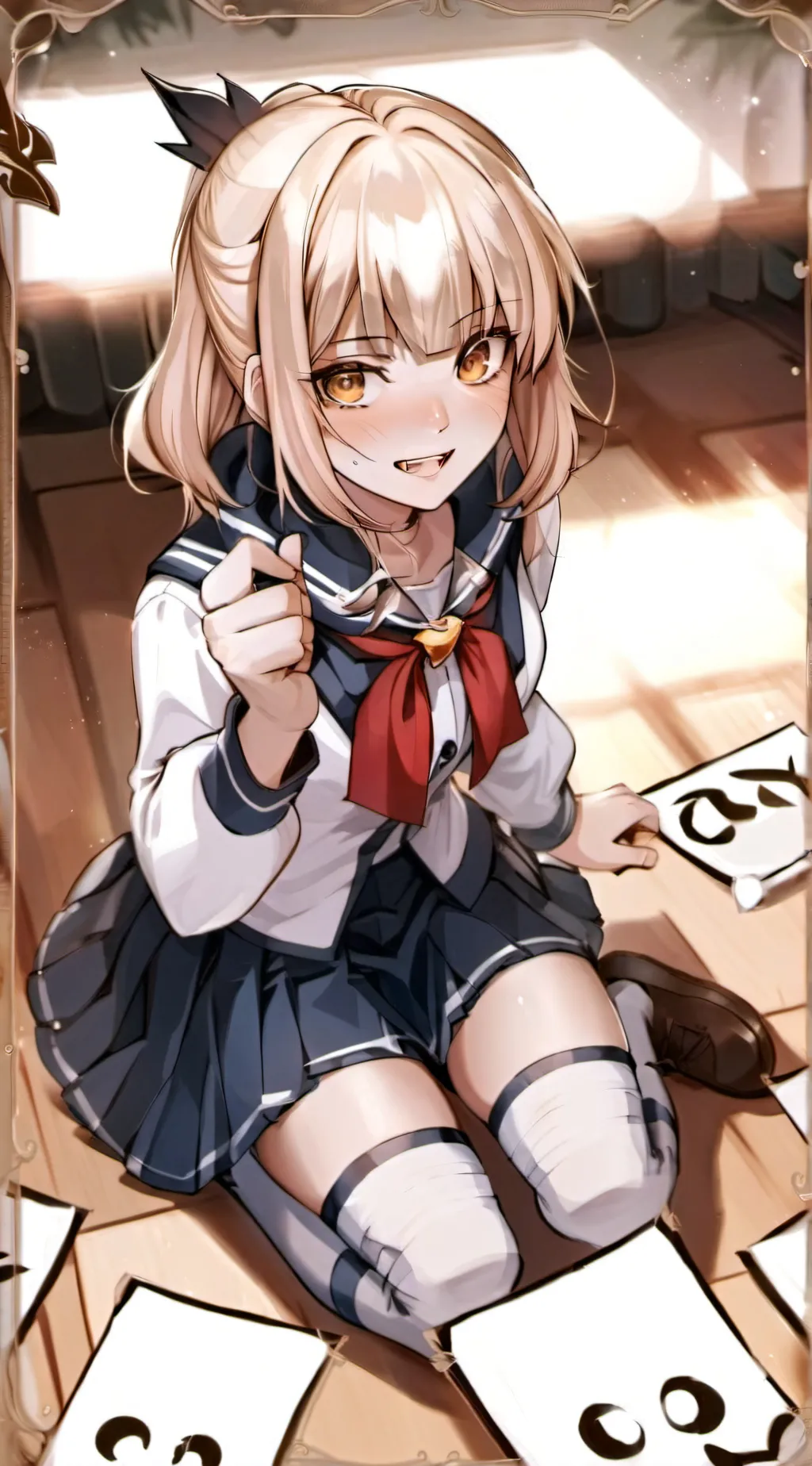 ai character: Himiko Toga  background