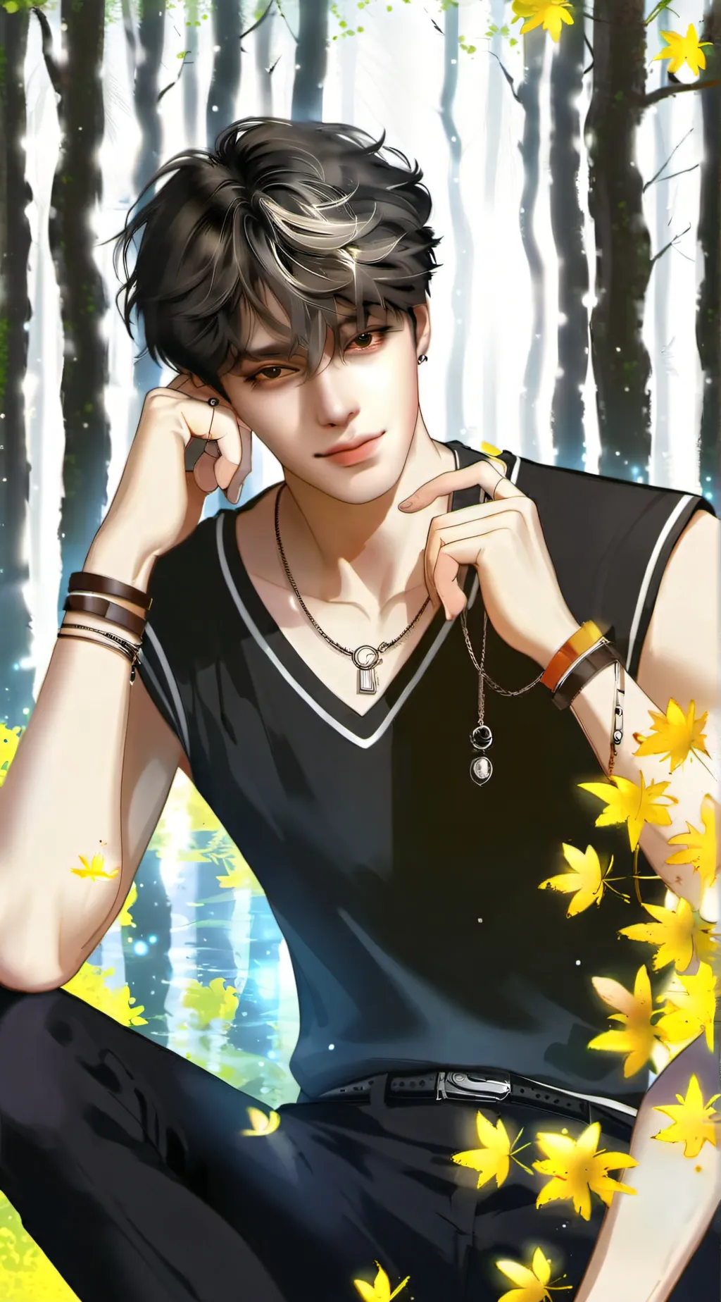 ai character: Evan background