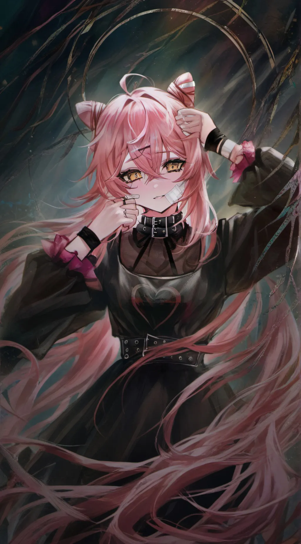 ai character: pinkxXxstar  background