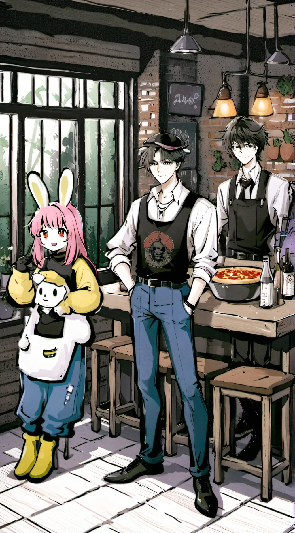 ai character: FNaF 1 !!!! background