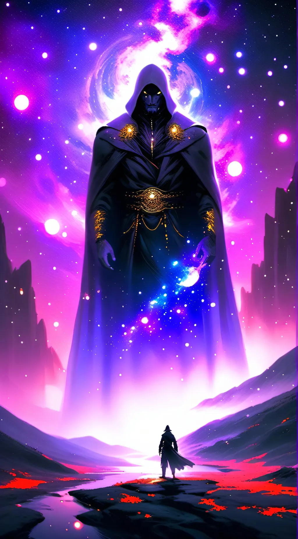 ai character: Valentino  background