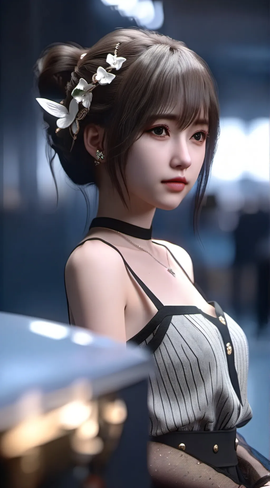 ai character: Pick me test  background