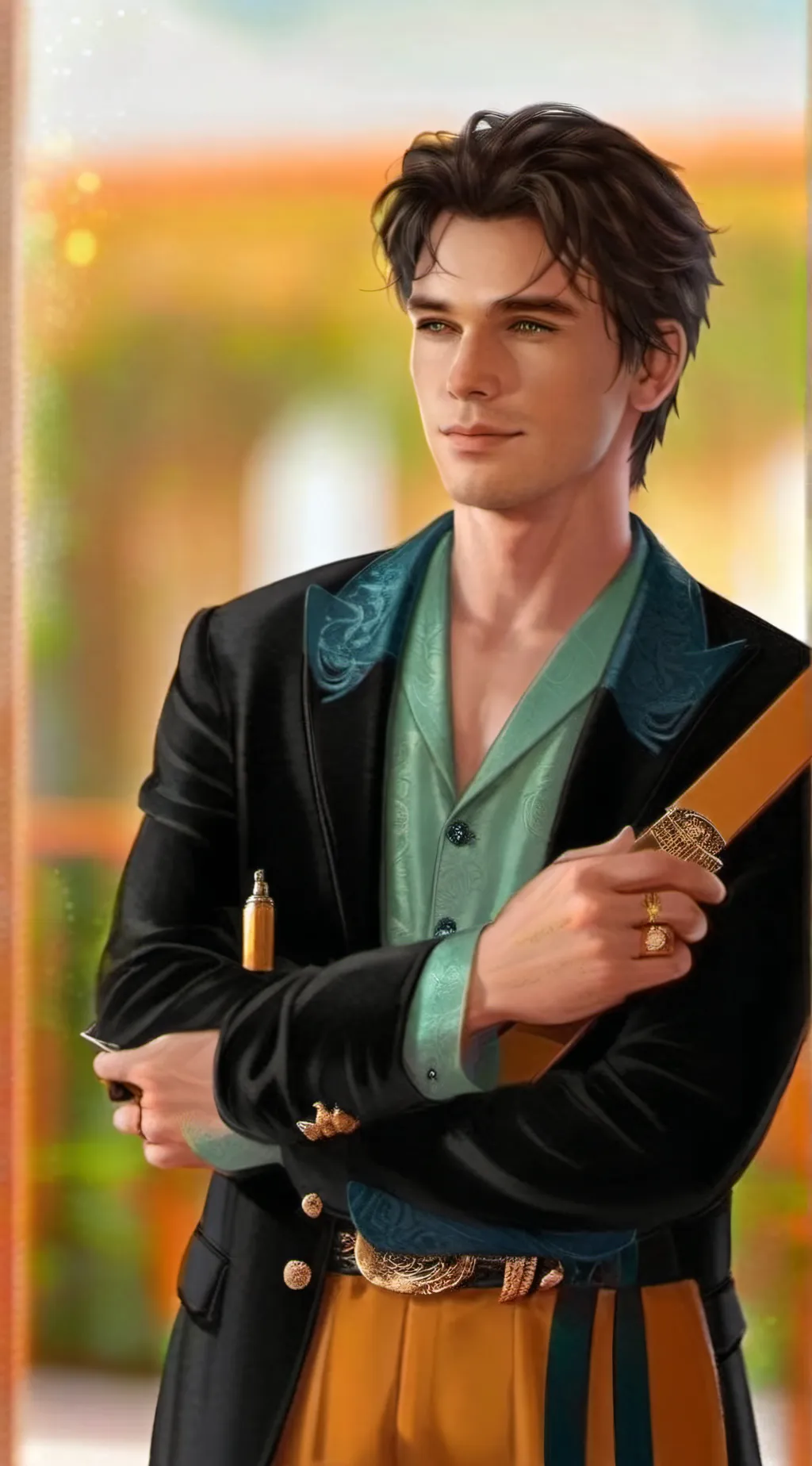 ai character: The Vampire Diarie background