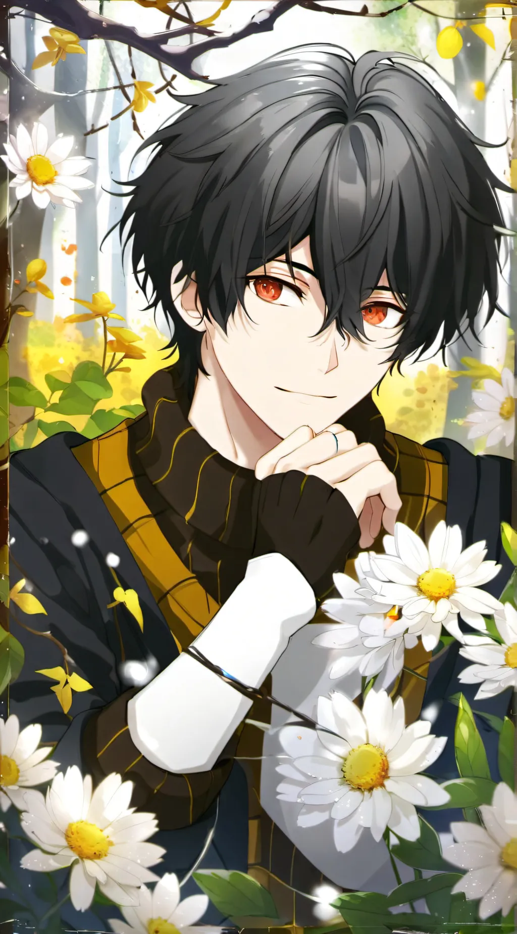 ai character: Love background