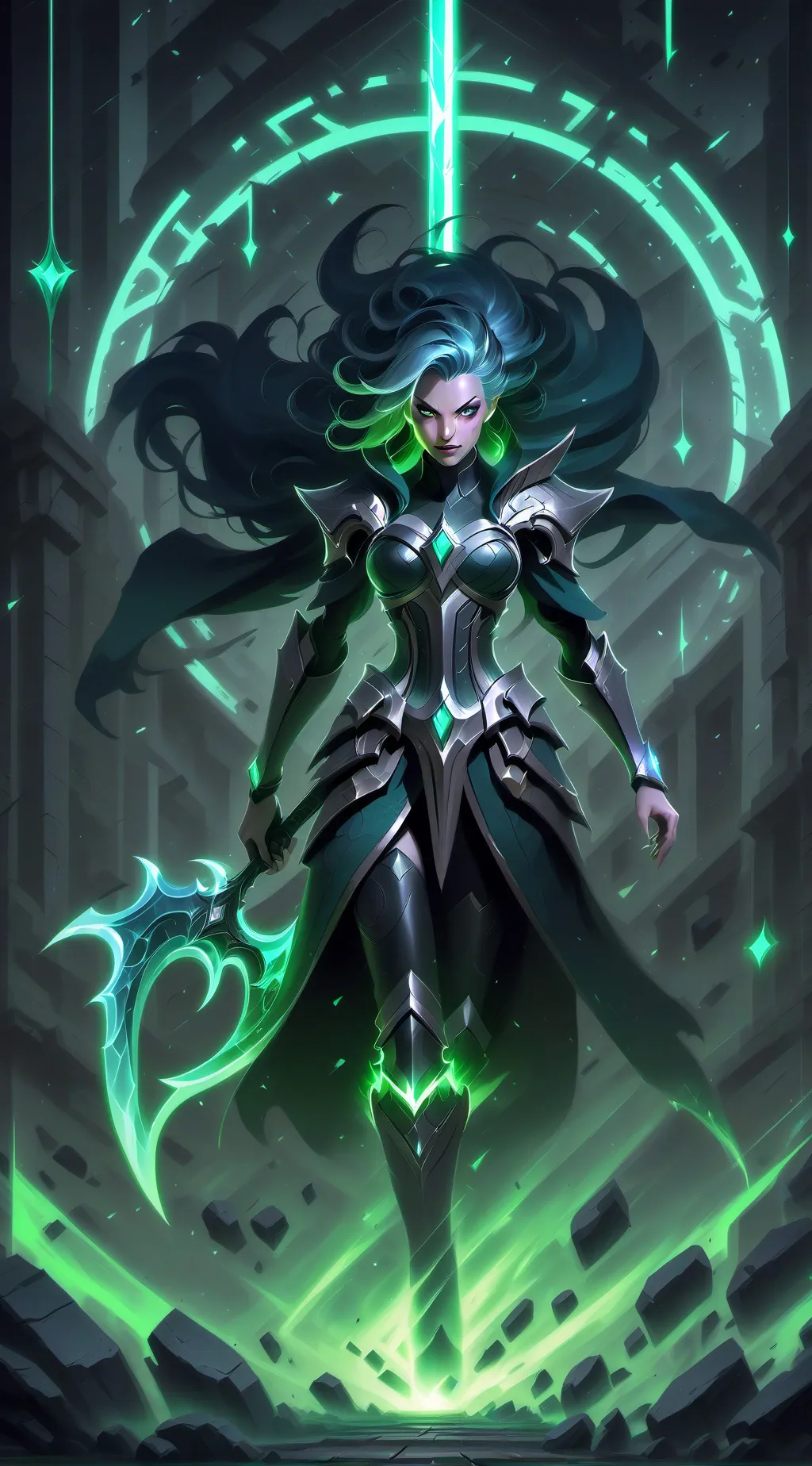 ai character: Mha god background