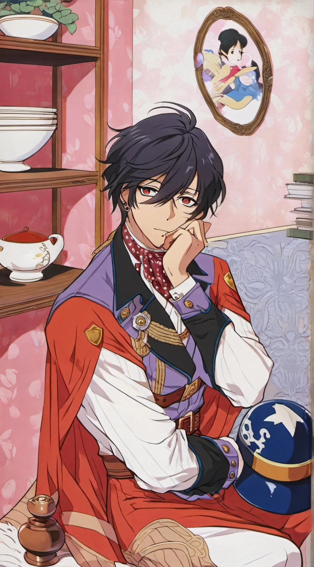 ai character: Dabi background