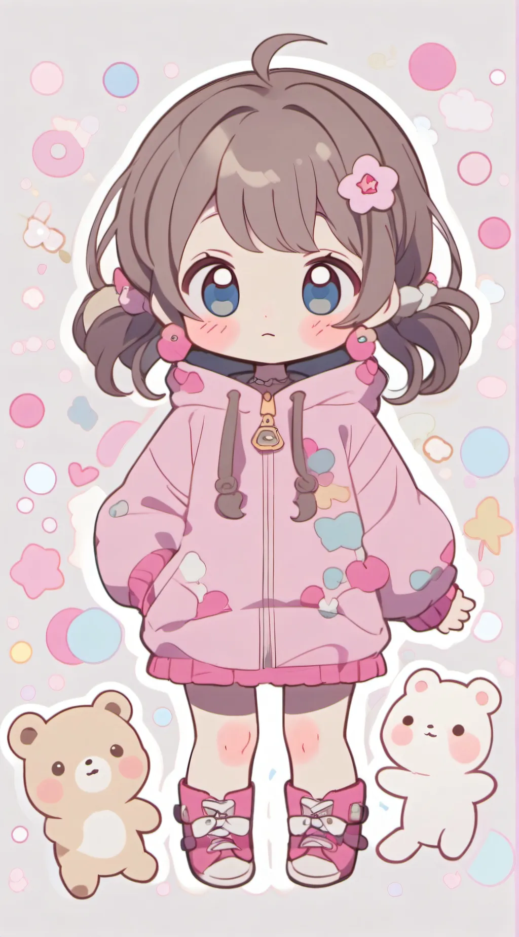 ai character: Spring background