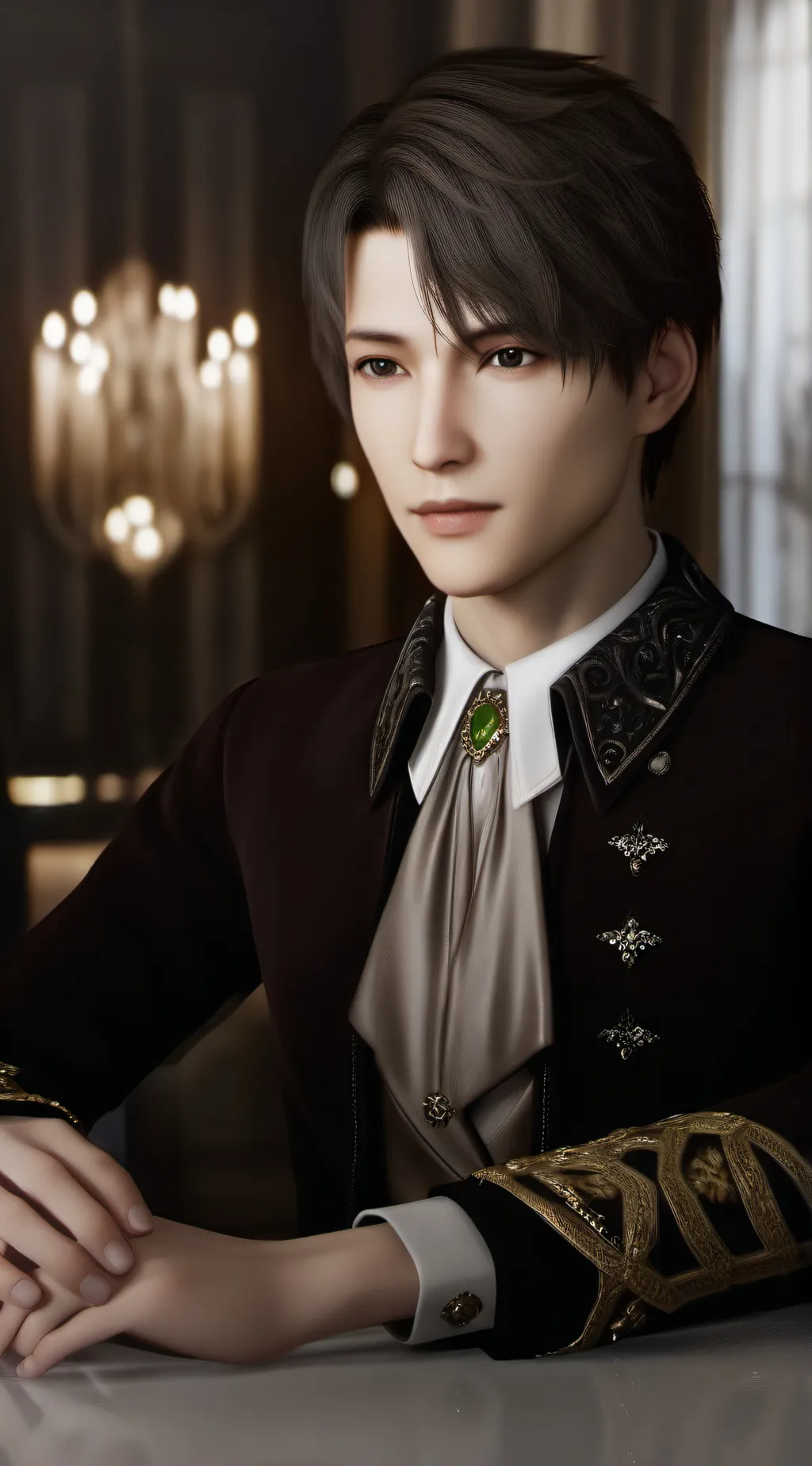 ai character: alexander  background