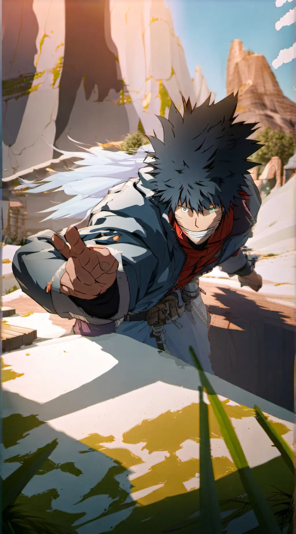 ai character: Dabi background